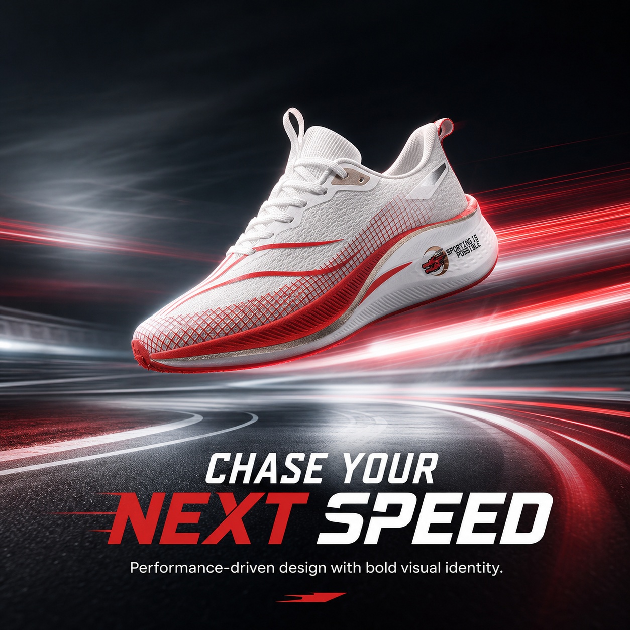 Breathable Mesh Athletic Shoes - Scarpe da Corsa Marathon con Piastra