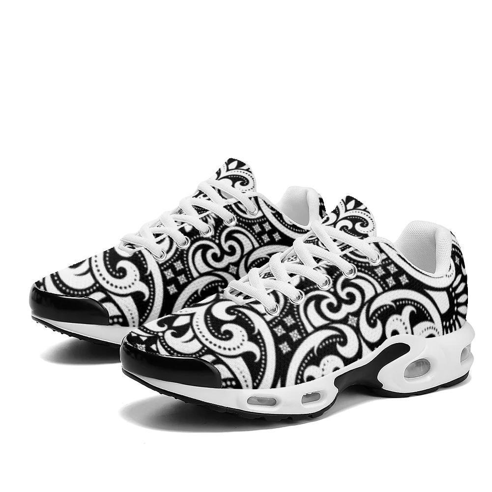 Breathable Mesh Athletic Shoes - Scarpe sportive casual con strisce bianche