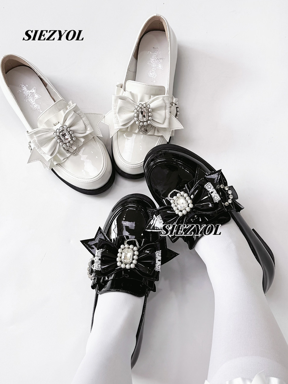 Heels - Scarpe in Pelle Casual Stile Giapponese
