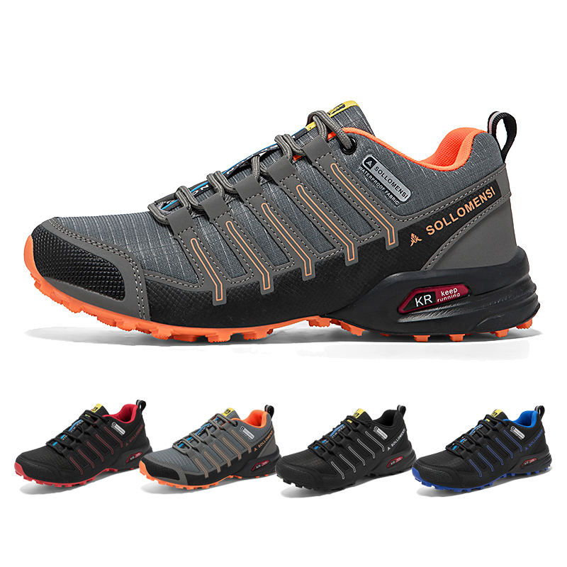 Anti Slip Trail Running Sneakers - Scarpe da trekking impermeabili da uomo,