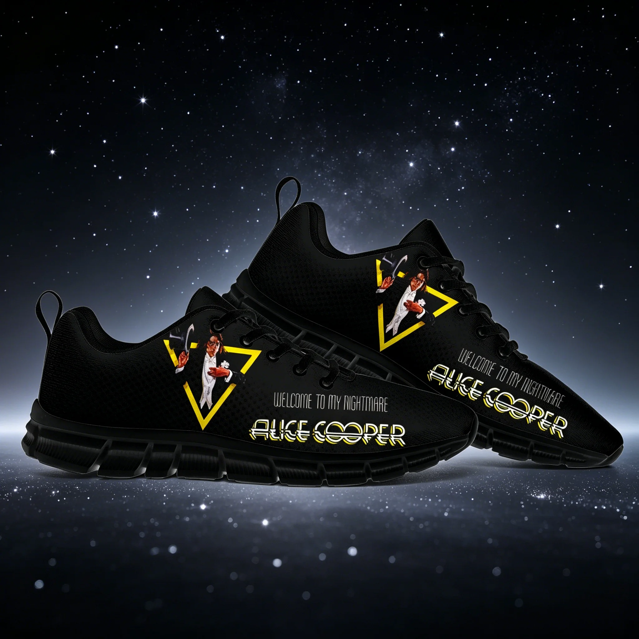 Breathable Mesh Athletic Shoes - Scarpe da Corsa Unisex Alice Cooper