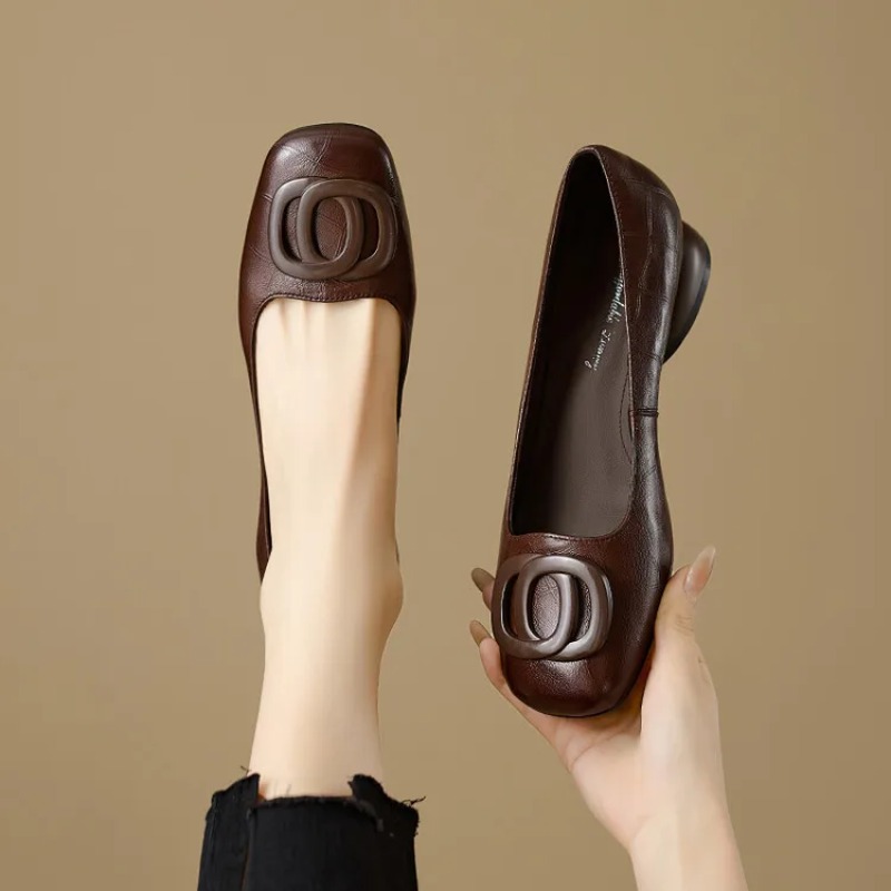 Heels - Scarpe da Donna in Stile Francese,