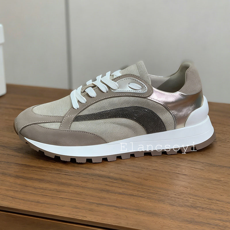 Sneakers da donna con lacci e  - Knit Fabric Lace Up Sneakers recensione e prezzo
