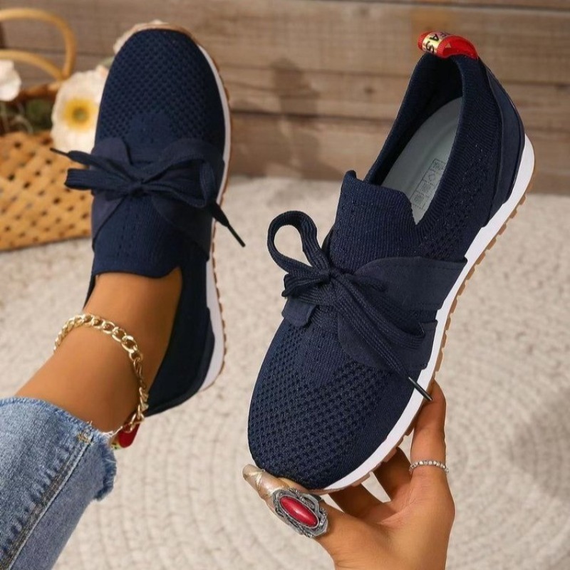 New Black Knit Traspirante Sca - Knit Fabric Lace Up Sneakers recensione e prezzo